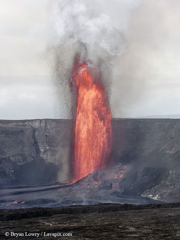 _BL_6014_32025 GH5.jpg :: Lava fountain, Kilauea volcano, Hawaii Volcanoes National Park, The Big Island of Hawaii 3-20-25