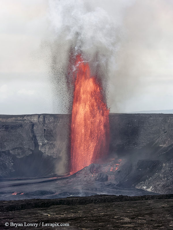 _BL_6015_32025 GH5.jpg :: Lava fountain, Kilauea volcano, Hawaii Volcanoes National Park, The Big Island of Hawaii 3-20-25