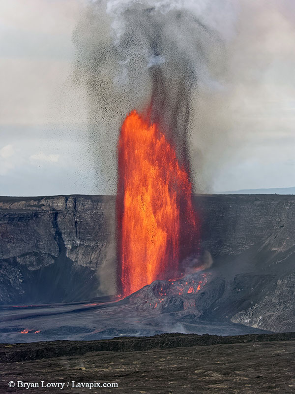 _BL_6020_32025 GH5.jpg :: Lava fountain, Kilauea volcano, Hawaii Volcanoes National Park, The Big Island of Hawaii 3-20-25