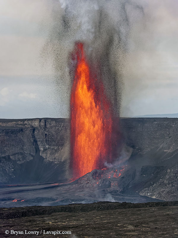 _BL_6022_32025 GH5.jpg :: Lava fountain, Kilauea volcano, Hawaii Volcanoes National Park, The Big Island of Hawaii 3-20-25