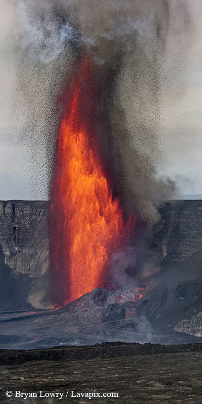 _BL_6024c_32025 GH5.jpg :: Lava fountain, Kilauea volcano, Hawaii Volcanoes National Park, The Big Island of Hawaii 3-20-25