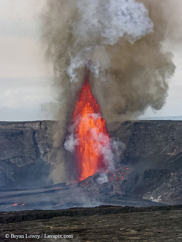 _BL_6031_32025 GH5.jpg :: Lava fountain, Kilauea volcano, Hawaii Volcanoes National Park, The Big Island of Hawaii 3-20-25