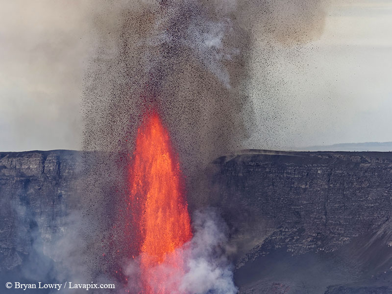 _BL_6041_32025 GH5.jpg :: Lava fountain, Kilauea volcano, Hawaii Volcanoes National Park, The Big Island of Hawaii 3-20-25