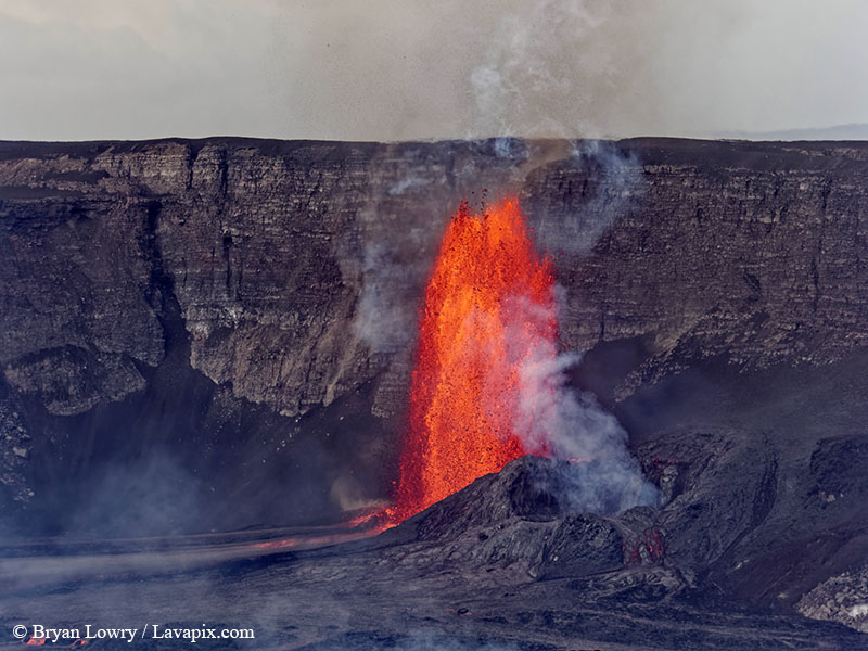_BL_6043_32025 GH5.jpg :: Lava fountain, Kilauea volcano, Hawaii Volcanoes National Park, The Big Island of Hawaii 3-20-25