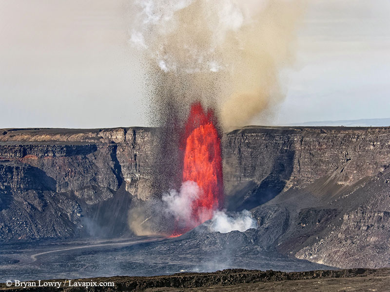 _BL_6063_32025 GH5.jpg :: Lava fountain, Kilauea volcano, Hawaii Volcanoes National Park, The Big Island of Hawaii 3-20-25