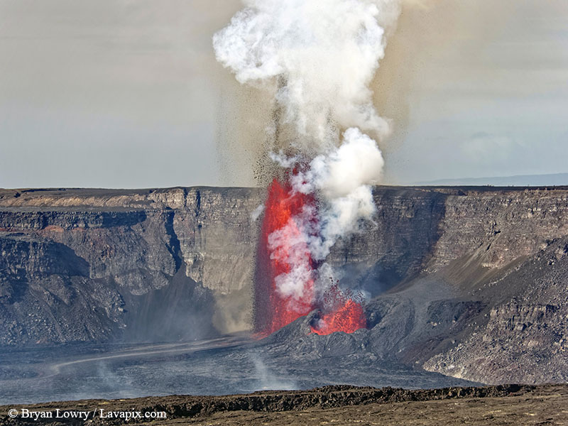 _BL_6065_32025 GH5.jpg :: Lava fountain, Kilauea volcano, Hawaii Volcanoes National Park, The Big Island of Hawaii 3-20-25