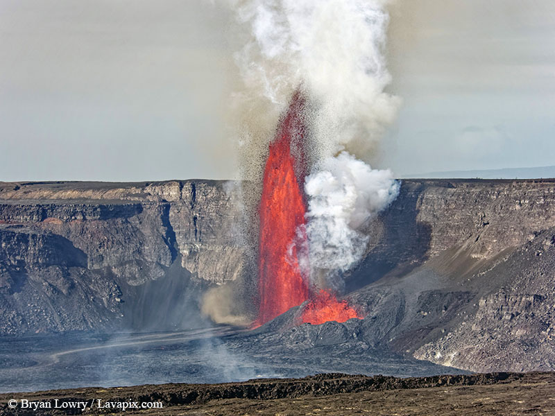_BL_6069_32025 GH5.jpg :: Lava fountain, Kilauea volcano, Hawaii Volcanoes National Park, The Big Island of Hawaii 3-20-25