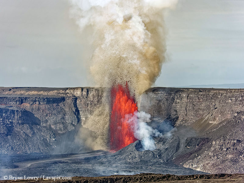 _BL_6096_32025 GH5.jpg :: Lava fountain, Kilauea volcano, Hawaii Volcanoes National Park, The Big Island of Hawaii 3-20-25