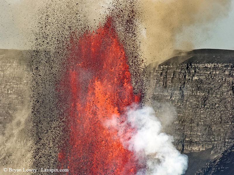 _BL_6097_32025 GH5.jpg :: Lava fountain, Kilauea volcano, Hawaii Volcanoes National Park, The Big Island of Hawaii 3-20-25