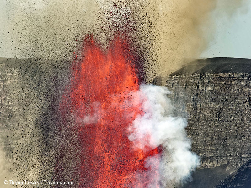 _BL_6098_32025 GH5.jpg :: Lava fountain, Kilauea volcano, Hawaii Volcanoes National Park, The Big Island of Hawaii 3-20-25