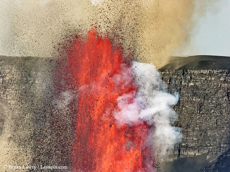 _BL_6099_32025 GH5.jpg :: Lava fountain, Kilauea volcano, Hawaii Volcanoes National Park, The Big Island of Hawaii 3-20-25
