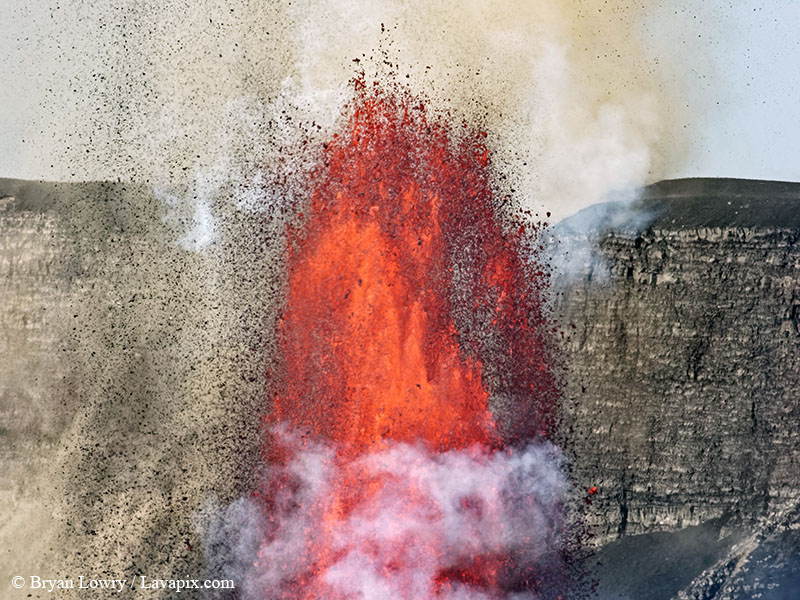 _BL_6102_32025 GH5.jpg :: Lava fountain, Kilauea volcano, Hawaii Volcanoes National Park, The Big Island of Hawaii 3-20-25