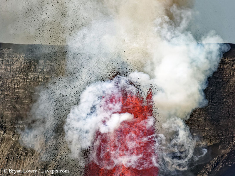 _BL_6105_32025 GH5.jpg :: Lava fountain, Kilauea volcano, Hawaii Volcanoes National Park, The Big Island of Hawaii 3-20-25
