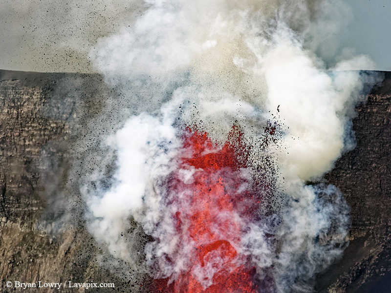_BL_6106_32025 GH5.jpg :: Lava fountain, Kilauea volcano, Hawaii Volcanoes National Park, The Big Island of Hawaii 3-20-25