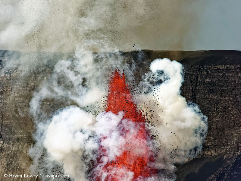 _BL_6113_32025 GH5.jpg :: Lava fountain, Kilauea volcano, Hawaii Volcanoes National Park, The Big Island of Hawaii 3-20-25