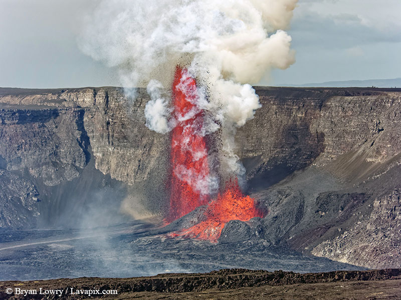 _BL_6120_32025 GH5.jpg :: Lava fountain, Kilauea volcano, Hawaii Volcanoes National Park, The Big Island of Hawaii 3-20-25