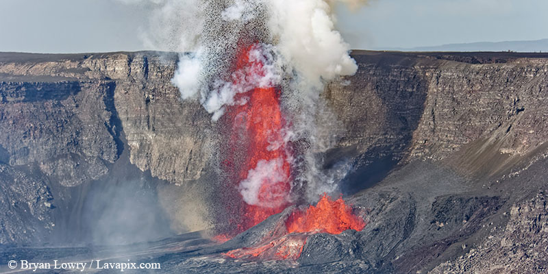 _BL_6121c_32025 GH5.jpg :: Lava fountain, Kilauea volcano, Hawaii Volcanoes National Park, The Big Island of Hawaii 3-20-25