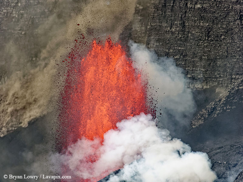 _BL_6126_32025 GH5.jpg :: Lava fountain, Kilauea volcano, Hawaii Volcanoes National Park, The Big Island of Hawaii 3-20-25