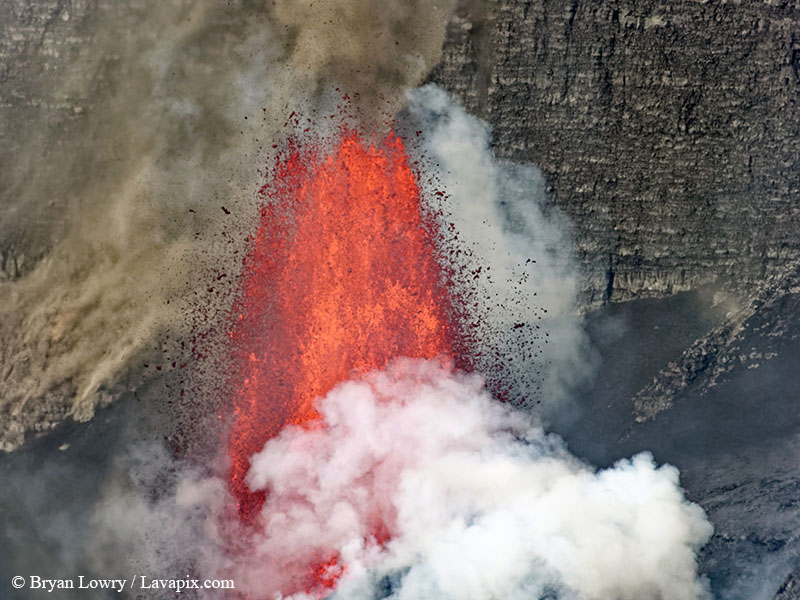_BL_6127_32025 GH5.jpg :: Lava fountain, Kilauea volcano, Hawaii Volcanoes National Park, The Big Island of Hawaii 3-20-25