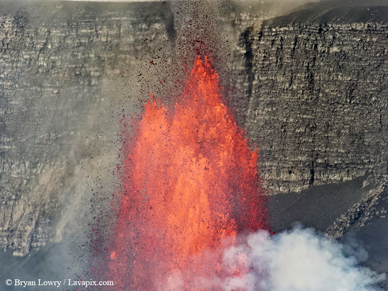 _BL_6131_32025 GH5.jpg :: Lava fountain, Kilauea volcano, Hawaii Volcanoes National Park, The Big Island of Hawaii 3-20-25
