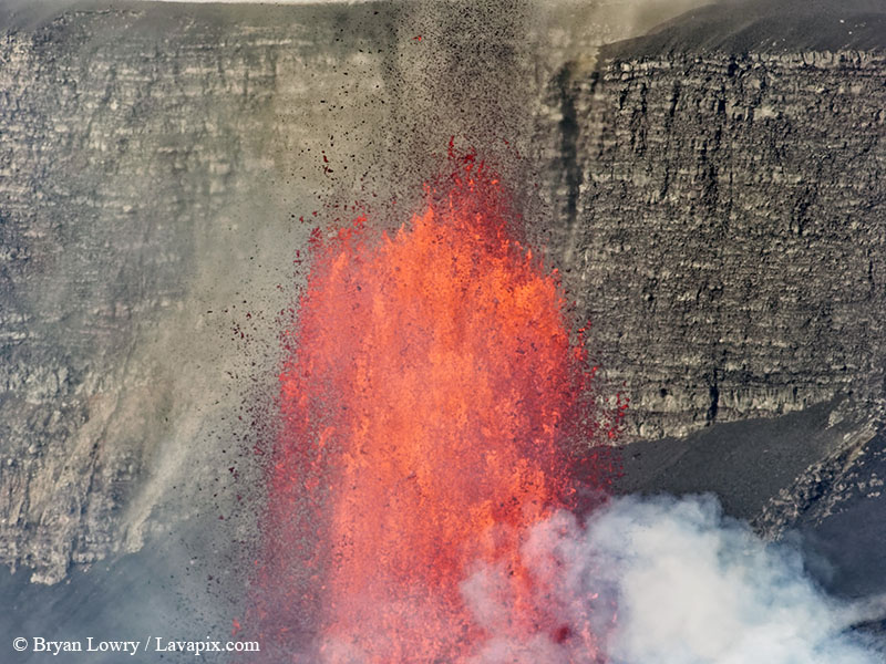 _BL_6132_32025 GH5.jpg :: Lava fountain, Kilauea volcano, Hawaii Volcanoes National Park, The Big Island of Hawaii 3-20-25