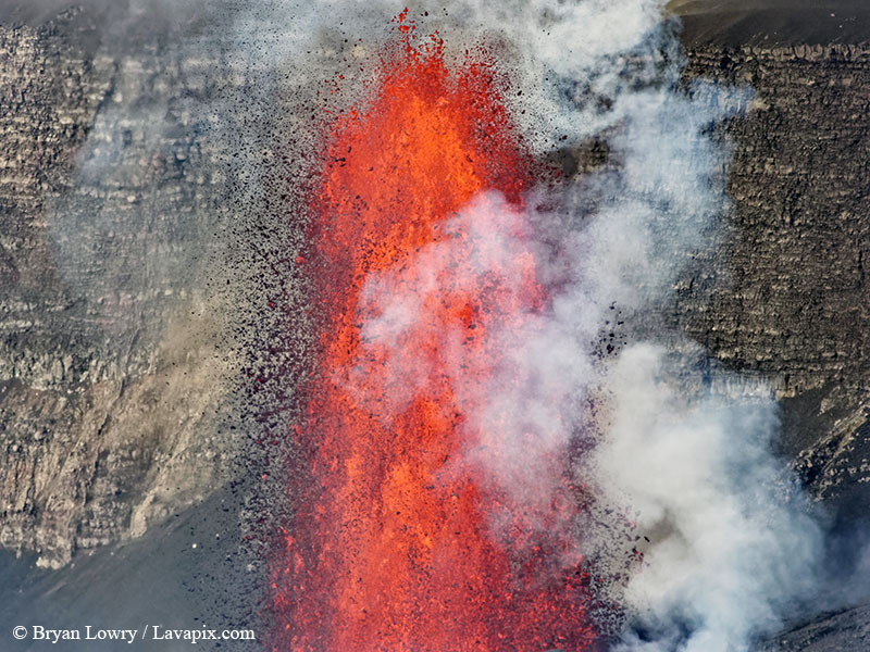 _BL_6136_32025 GH5.jpg :: Lava fountain, Kilauea volcano, Hawaii Volcanoes National Park, The Big Island of Hawaii 3-20-25