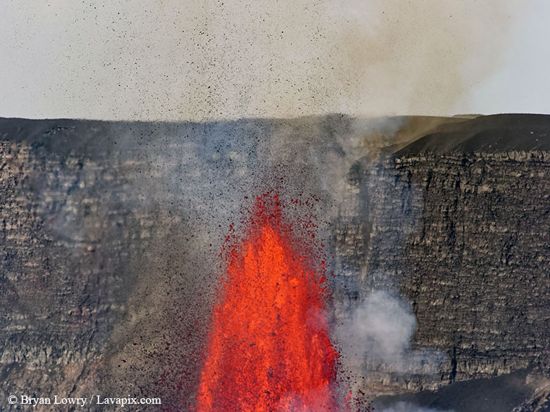 _BL_6137_32025 GH5.jpg :: Lava fountain, Kilauea volcano, Hawaii Volcanoes National Park, The Big Island of Hawaii 3-20-25