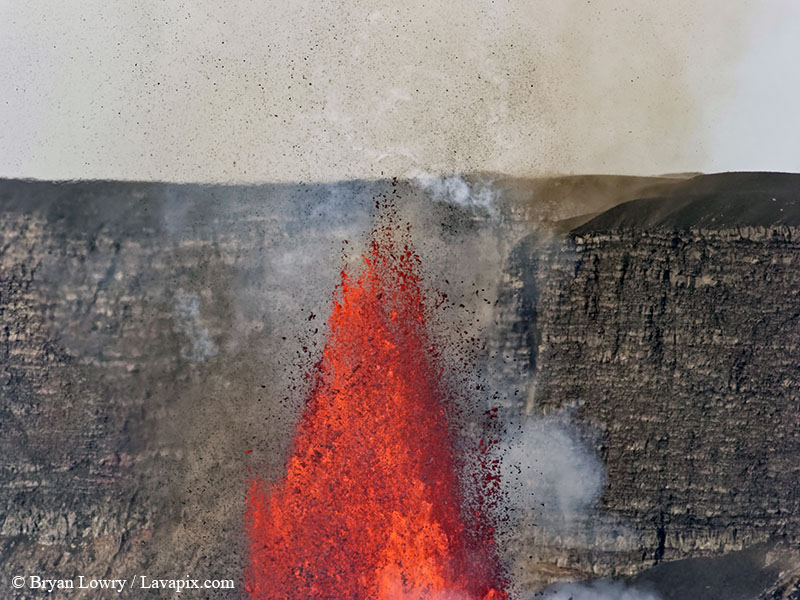 _BL_6138_32025 GH5.jpg :: Lava fountain, Kilauea volcano, Hawaii Volcanoes National Park, The Big Island of Hawaii 3-20-25
