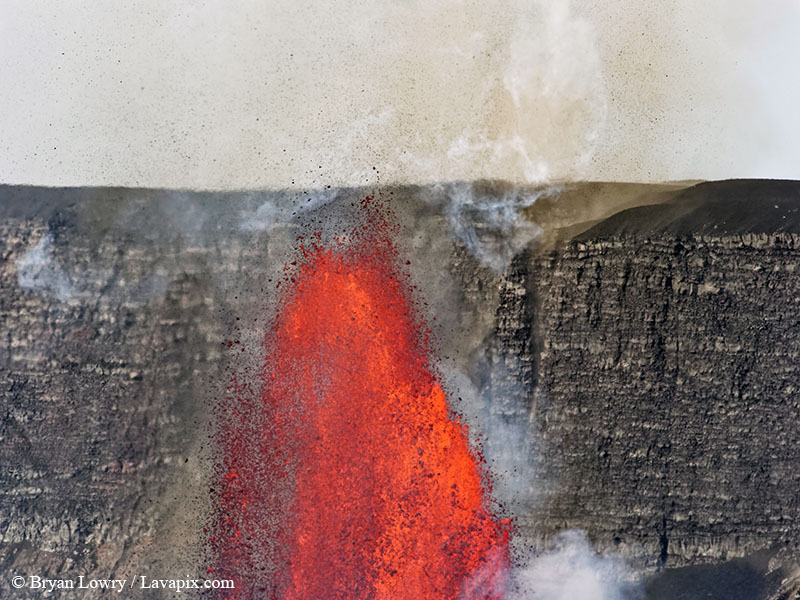 _BL_6139_32025 GH5.jpg :: Lava fountain, Kilauea volcano, Hawaii Volcanoes National Park, The Big Island of Hawaii 3-20-25