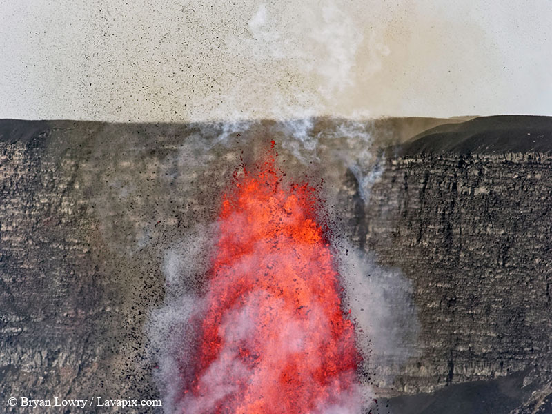 _BL_6141_32025 GH5.jpg :: Lava fountain, Kilauea volcano, Hawaii Volcanoes National Park, The Big Island of Hawaii 3-20-25