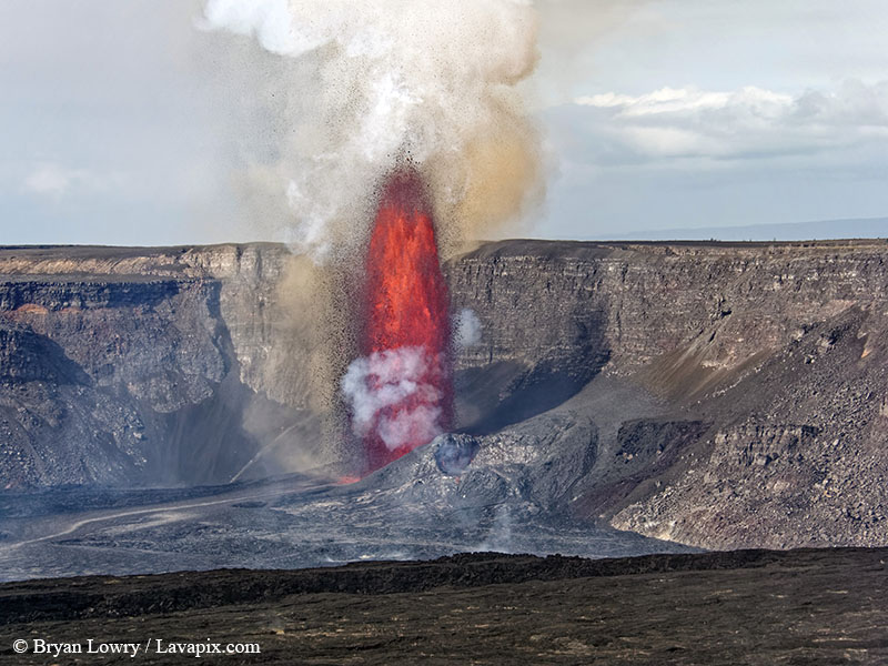 _BL_6151_32025 GH5.jpg :: Lava fountain, Kilauea volcano, Hawaii Volcanoes National Park, The Big Island of Hawaii 3-20-25