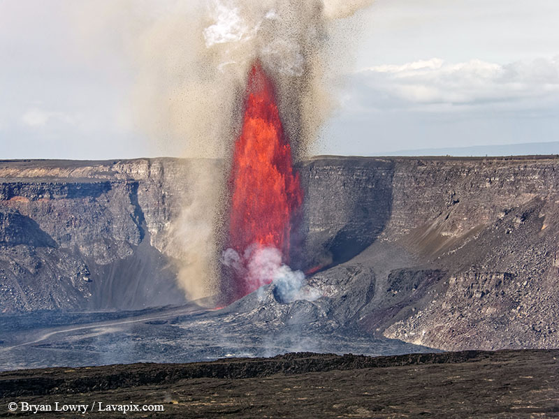 _BL_6155_32025 GH5.jpg :: Lava fountain, Kilauea volcano, Hawaii Volcanoes National Park, The Big Island of Hawaii 3-20-25