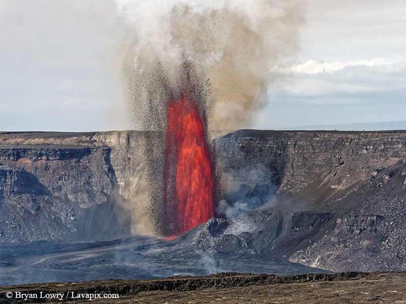 _BL_8829_32025 GH5.jpg :: Lava fountain, Kilauea volcano, Hawaii Volcanoes National Park, The Big Island of Hawaii 3-20-25
