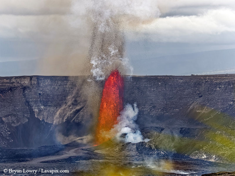 _BL_8830_32025 GH5.jpg :: Lava fountain, Kilauea volcano, Hawaii Volcanoes National Park, The Big Island of Hawaii 3-20-25