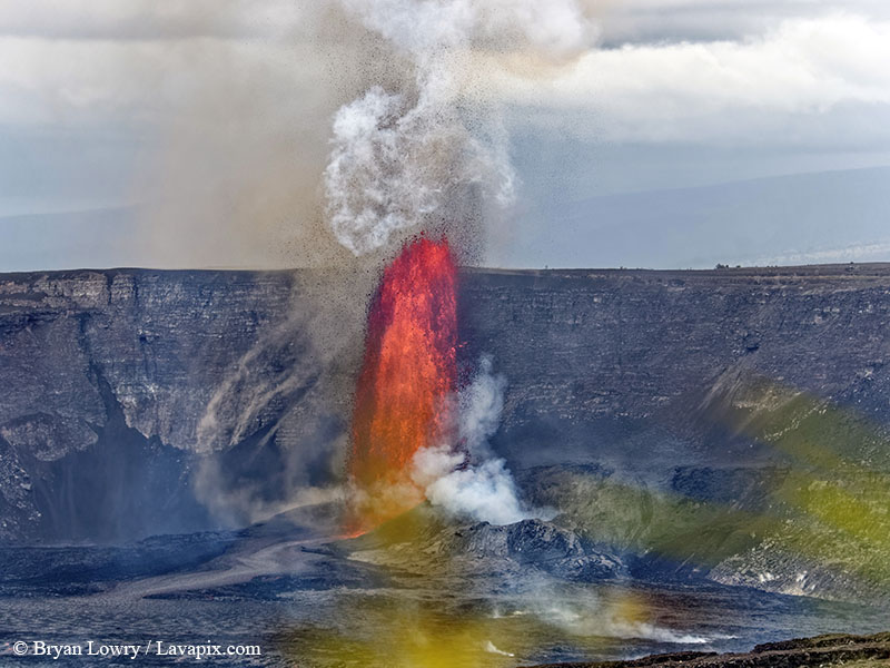 _BL_8831_32025 GH5.jpg :: Lava fountain, Kilauea volcano, Hawaii Volcanoes National Park, The Big Island of Hawaii 3-20-25