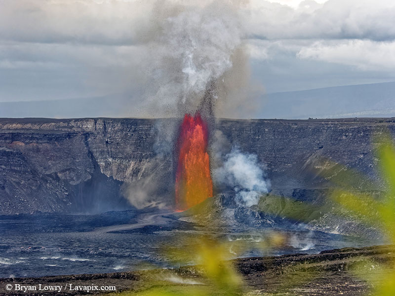 _BL_8833_32025 GH5.jpg :: Lava fountain, Kilauea volcano, Hawaii Volcanoes National Park, The Big Island of Hawaii 3-20-25