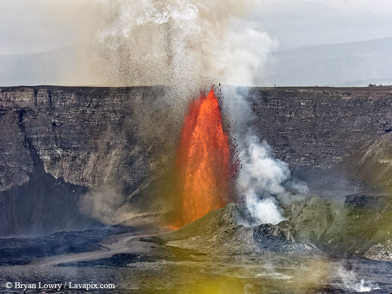 _BL_8837_32025 GH5.jpg :: Lava fountain, Kilauea volcano, Hawaii Volcanoes National Park, The Big Island of Hawaii 3-20-25