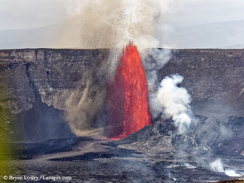 _BL_8845_32025 GH5.jpg :: Lava fountain, Kilauea volcano, Hawaii Volcanoes National Park, The Big Island of Hawaii 3-20-25