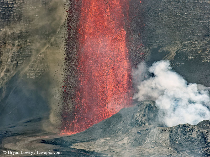 _BL_8849_32025 GH5.jpg :: Lava fountain, Kilauea volcano, Hawaii Volcanoes National Park, The Big Island of Hawaii 3-20-25