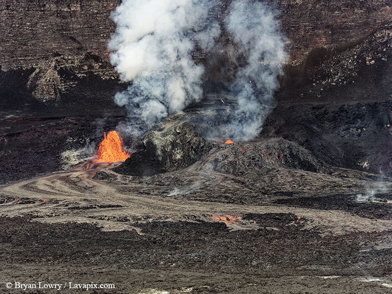 _BL_9127 Bird - 32625 GH5(1).jpg :: The white-tailed tropicbird, also known as Koa?'e kea in Hawaiian, is a seabird that breeds on tropical islands and lives in the crater walls of Kilauea volcanoes' Halemaumau Vent.
Adults have a 3' wingspan.
Episode 15 eruption Lava fountain, Kilauea volcano, Hawaii Volcanoes National Park, The Big Island of Hawaii. 3-26-25