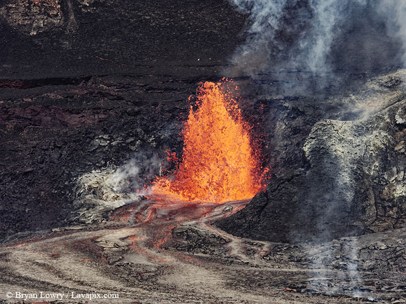 _BL_9139 - 32625 GH5.jpg :: The white-tailed tropicbird, also known as Koa?'e kea in Hawaiian, is a seabird that breeds on tropical islands and lives in the crater walls of Kilauea volcanoes' Halemaumau Vent.
Adults have a 3' wingspan.
Episode 15 eruption Lava fountain, Kilauea volcano, Hawaii Volcanoes National Park, The Big Island of Hawaii. 3-26-25