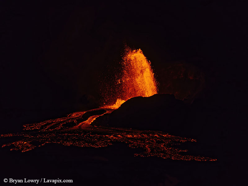 _BL_9360_6425 GH5-DeNoiseAI-standard.jpg :: Episode 24 eruption, Lava fountain, Kilauea volcano, Hawaii Volcanoes National Park, The Big Island of Hawaii. 6-4-2025 