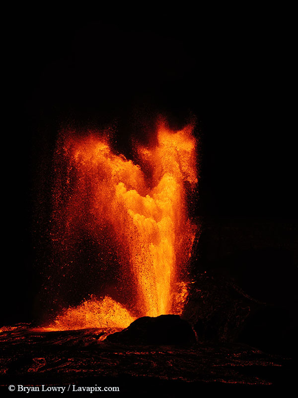 _BL_9415_6425 GH5-DeNoiseAI-standard.jpg :: Episode 24 eruption, Lava fountain, Kilauea volcano, Hawaii Volcanoes National Park, The Big Island of Hawaii. 6-4-2025 