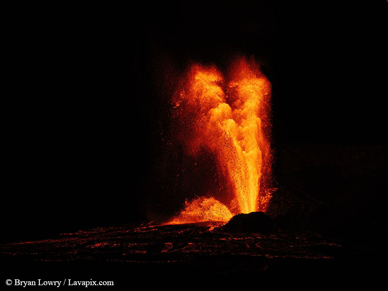 _BL_9419_6425 GH5-DeNoiseAI-standard.jpg :: Episode 24 eruption, Lava fountain, Kilauea volcano, Hawaii Volcanoes National Park, The Big Island of Hawaii. 6-4-2025 