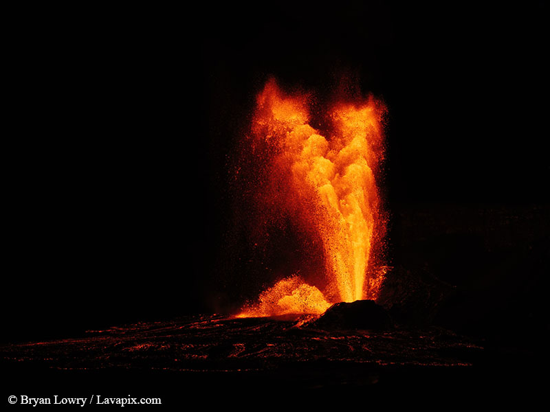 _BL_9420_6425 GH5-DeNoiseAI-standard.jpg :: Episode 24 eruption, Lava fountain, Kilauea volcano, Hawaii Volcanoes National Park, The Big Island of Hawaii. 6-4-2025 
