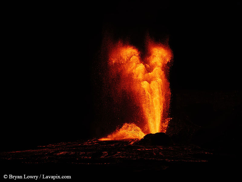 _BL_9422_6425 GH5-DeNoiseAI-standard.jpg :: Episode 24 eruption, Lava fountain, Kilauea volcano, Hawaii Volcanoes National Park, The Big Island of Hawaii. 6-4-2025 