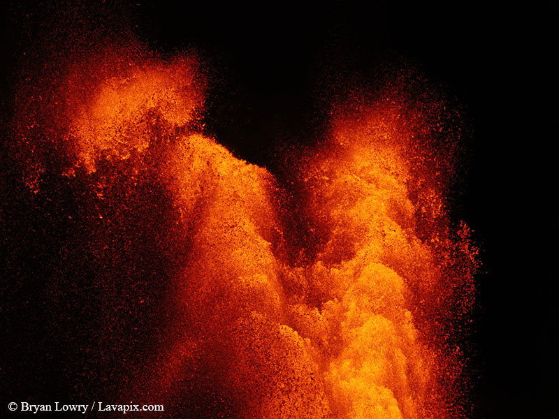 _BL_9433_6425 GH5-DeNoiseAI-standard.jpg :: Episode 24 eruption, Lava fountain, Kilauea volcano, Hawaii Volcanoes National Park, The Big Island of Hawaii. 6-4-2025 