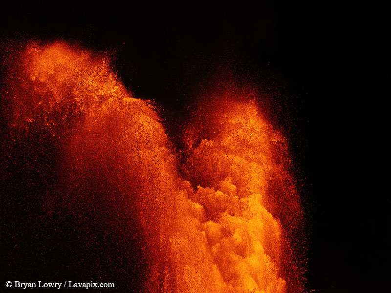 _BL_9437_6425 GH5-DeNoiseAI-standard.jpg :: Episode 24 eruption, Lava fountain, Kilauea volcano, Hawaii Volcanoes National Park, The Big Island of Hawaii. 6-4-2025 