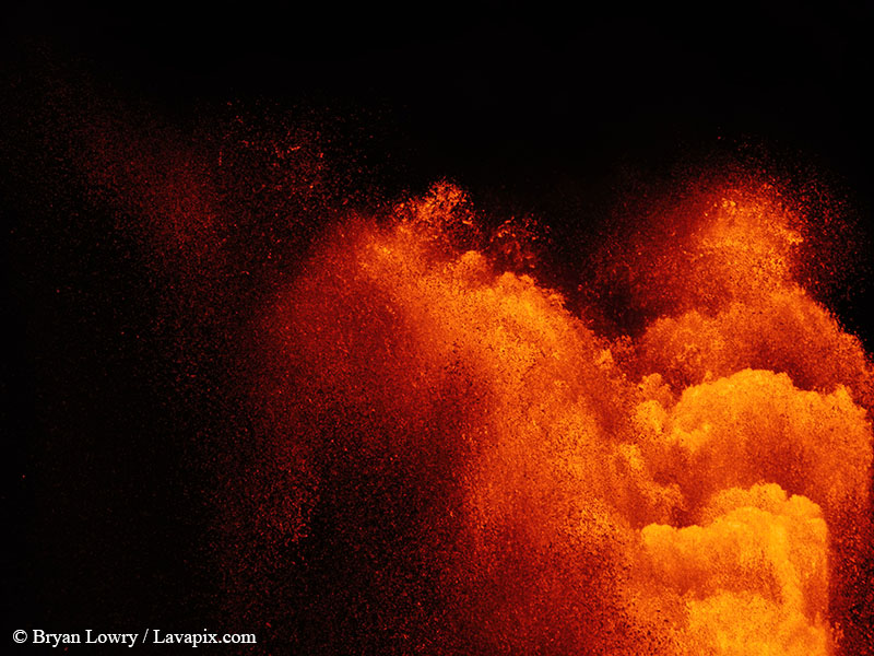 _BL_9445_6425 GH5-DeNoiseAI-standard.jpg :: Episode 24 eruption, Lava fountain, Kilauea volcano, Hawaii Volcanoes National Park, The Big Island of Hawaii. 6-4-2025 