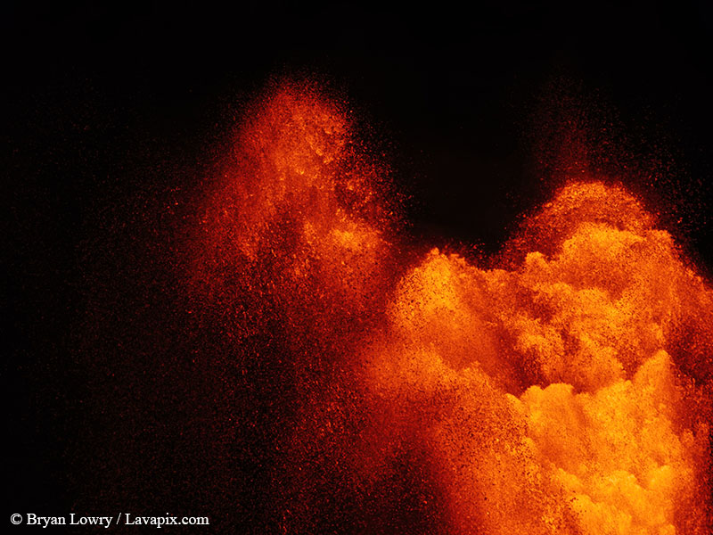 _BL_9447_6425 GH5-DeNoiseAI-standard.jpg :: Episode 24 eruption, Lava fountain, Kilauea volcano, Hawaii Volcanoes National Park, The Big Island of Hawaii. 6-4-2025 